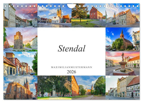 Stendal Impressionen (Wandkalender 2026 DIN A4 quer), CALVENDO Monatskalender
