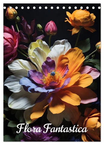 Flora Fantastica (Tischkalender 2026 DIN A5 hoch), CALVENDO Monatskalender