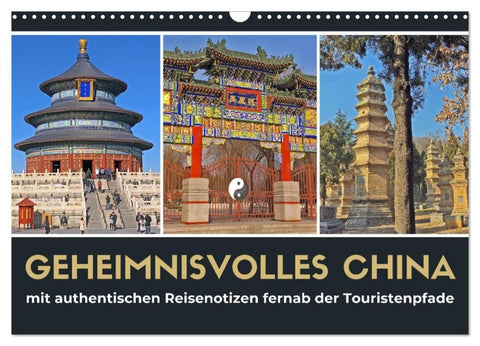 Geheimnisvolles China 2027 (Wandkalender 2027 DIN A3 quer), CALVENDO Monatskalender