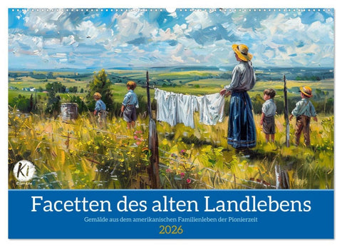 Facetten des alten Landlebens (Wandkalender 2026 DIN A2 quer), CALVENDO Monatskalender