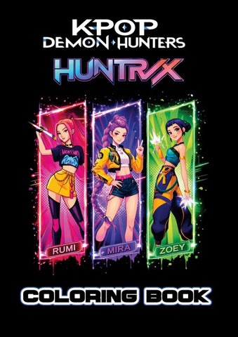 Kpop Demon Hunters Coloring Book