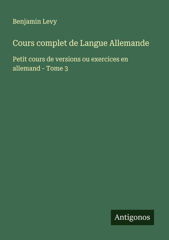 Cours complet de Langue Allemande