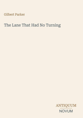 The Lane That Had No Turning