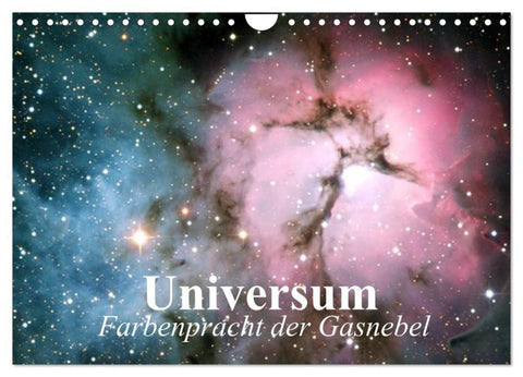 Universum. Farbenpracht der Gasnebel (Wandkalender 2027 DIN A4 quer), CALVENDO Monatskalender
