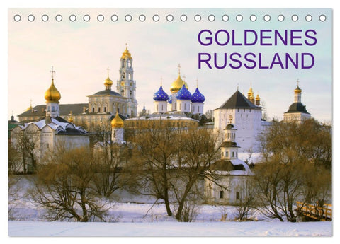 Goldenes Russland (Tischkalender 2026 DIN A5 quer), CALVENDO Monatskalender