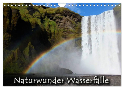 Naturwunder Wasserfälle (Wandkalender 2026 DIN A4 quer), CALVENDO Monatskalender
