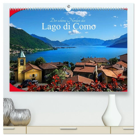 Der schöne Norden des Lago di Como (hochwertiger Premium Wandkalender 2027 DIN A2 quer), Kunstdruck in Hochglanz