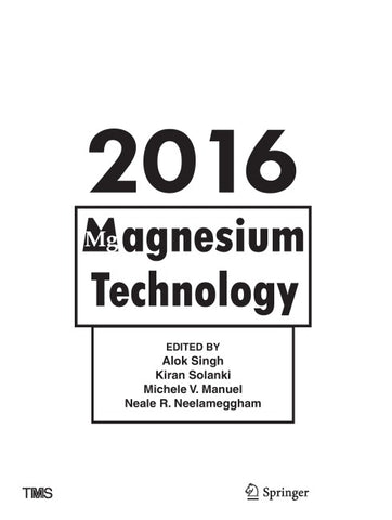 Magnesium Technology 2016