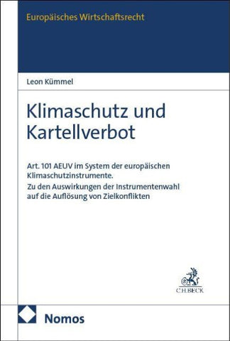 Klimaschutz und Kartellverbot