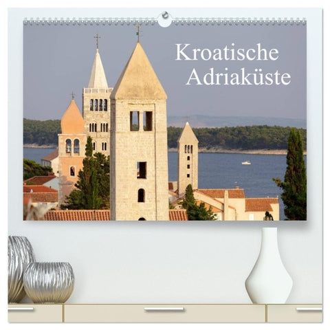 Kroatische Adriaküste (hochwertiger Premium Wandkalender 2027 DIN A2 quer), Kunstdruck in Hochglanz