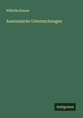 Anatomische Untersuchungen