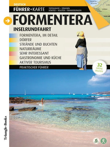 Formentera Inselrundfahrt. Führer + Karte