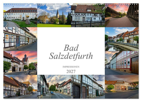 Bad Salzdetfurth Impressionen (Wandkalender 2027 DIN A2 quer), CALVENDO Monatskalender