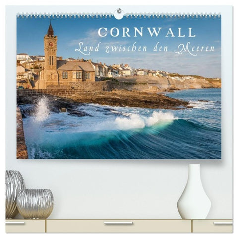 Cornwall - Land zwischen den Meeren (hochwertiger Premium Wandkalender 2027 DIN A2 quer), Kunstdruck in Hochglanz