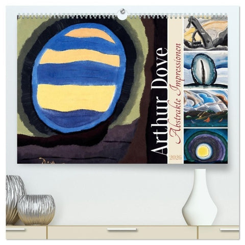 Arthur Dove - Abstrakte Impressionen (hochwertiger Premium Wandkalender 2026 DIN A2 quer), Kunstdruck in Hochglanz