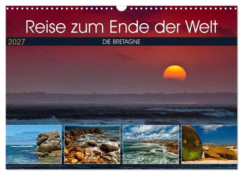 Die Bretagne - Eine Reise zum Ende der Welt (Wandkalender 2027 DIN A3 quer), CALVENDO Monatskalender