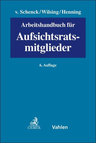 Arbeitshandbuch für Aufsichtsratsmitglieder