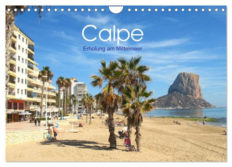 Calpe - Erholung am Mittelmeer (Wandkalender 2027 DIN A4 quer), CALVENDO Monatskalender