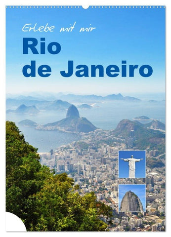 Erlebe mit mir Rio de Janeiro (Wandkalender 2027 DIN A2 hoch), CALVENDO Monatskalender