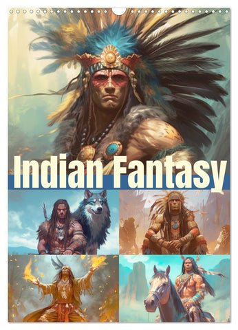 Indian Fantasy (Wandkalender 2027 DIN A3 hoch), CALVENDO Monatskalender
