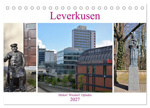 Leverkusen Hitdorf Wiesdorf Opladen (Tischkalender 2027 DIN A5 quer), CALVENDO Monatskalender