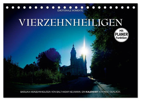 Vierzehnheiligen (Tischkalender 2026 DIN A5 quer), CALVENDO Monatskalender
