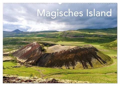 Magisches Island (Wandkalender 2027 DIN A2 quer), CALVENDO Monatskalender