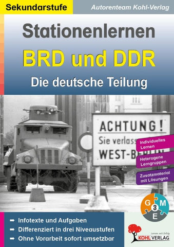 Stationenlernen BRD und DDR / Die deutsche Teilung