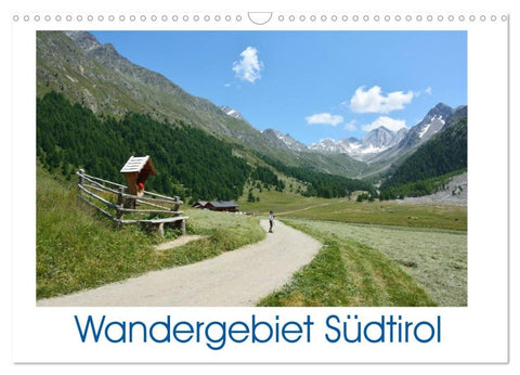 Wandergebiet Südtirol (Wandkalender 2026 DIN A3 quer), CALVENDO Monatskalender