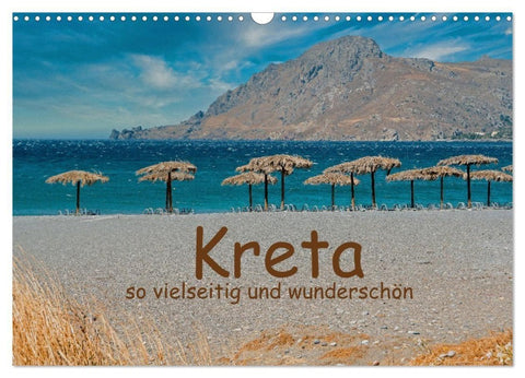 Kreta so vielseitig und wunderschön (Wandkalender 2027 DIN A3 quer), CALVENDO Monatskalender