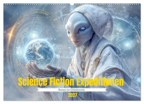 Science Fiction Expeditionen - Reisen ins Unbekannte (Wandkalender 2027 DIN A2 quer), CALVENDO Monatskalender
