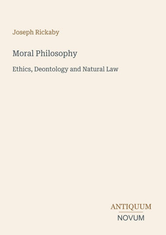 Moral Philosophy