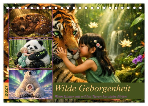 Wilde Geborgenheit (Tischkalender 2027 DIN A5 quer), CALVENDO Monatskalender