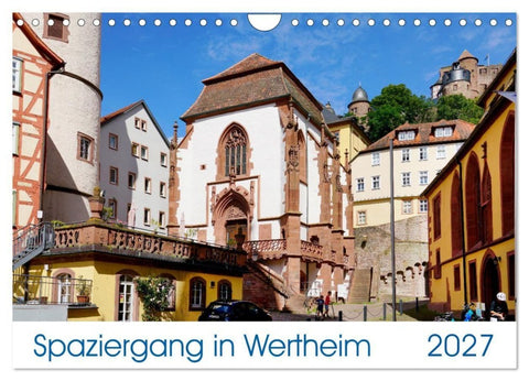 Spaziergang in Wertheim (Wandkalender 2027 DIN A4 quer), CALVENDO Monatskalender