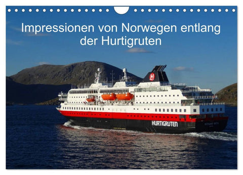 Impressionen von Norwegen entlang der Hurtigruten (Wandkalender 2026 DIN A4 quer), CALVENDO Monatskalender
