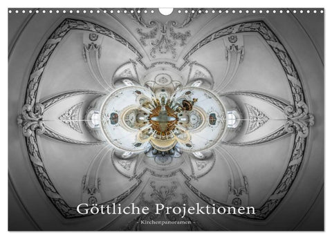 Göttliche Projektionen - Kirchenpanoramen (Wandkalender 2027 DIN A3 quer), CALVENDO Monatskalender
