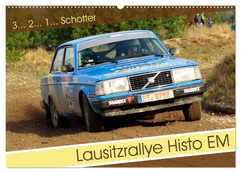 Lausitzrallye Histo EM (Wandkalender 2027 DIN A2 quer), CALVENDO Monatskalender