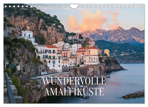 Wundervolle Amalfiküste (Wandkalender 2027 DIN A4 quer), CALVENDO Monatskalender