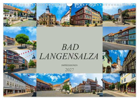Bad Langensalza Impressionen (Wandkalender 2027 DIN A3 quer), CALVENDO Monatskalender