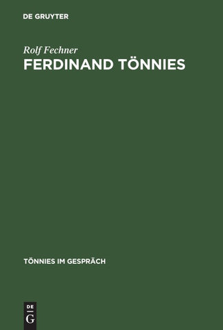 Ferdinand Tönnies