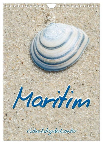 Maritim - Geburtstagskalender (Wandkalender 2027 DIN A4 hoch), CALVENDO Monatskalender