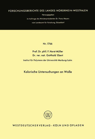 Kalorische Untersuchungen an Wolle