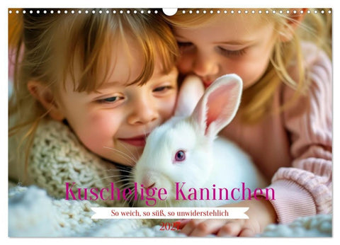 Kuschelige Kaninchen (Wandkalender 2027 DIN A3 quer), CALVENDO Monatskalender