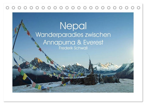 Nepal - Wanderparadies zwischen Annapurna & Everest (Tischkalender 2027 DIN A5 quer), CALVENDO Monatskalender