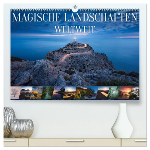 Magische Landschaften Weltweit (hochwertiger Premium Wandkalender 2027 DIN A2 quer), Kunstdruck in Hochglanz