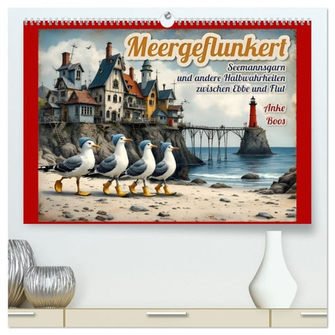 Meergeflunkert (hochwertiger Premium Wandkalender 2027 DIN A2 quer), Kunstdruck in Hochglanz