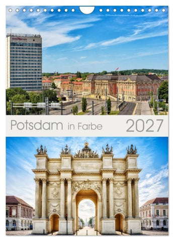 Potsdam in Farbe (Wandkalender 2027 DIN A4 hoch), CALVENDO Monatskalender