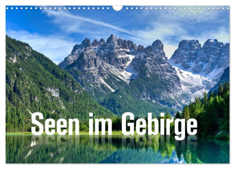 Seen im Gebirge (Wandkalender 2026 DIN A3 quer), CALVENDO Monatskalender