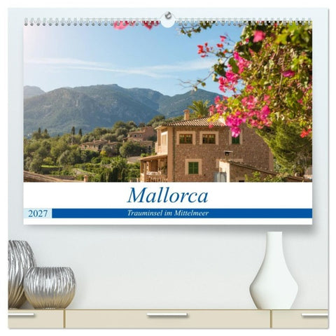 Mallorca - Trauminsel im Mittelmeer (hochwertiger Premium Wandkalender 2027 DIN A2 quer), Kunstdruck in Hochglanz