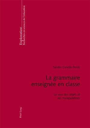 La grammaire enseignée en classe